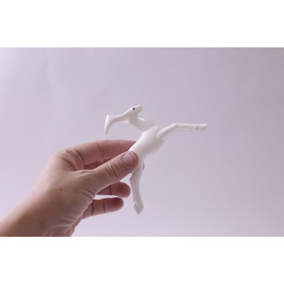 Celluloid, Santa, Sleigh, Reindeer, MCM, 60s, Christmas Winter, Holiday Decor - Picture 5 of 5